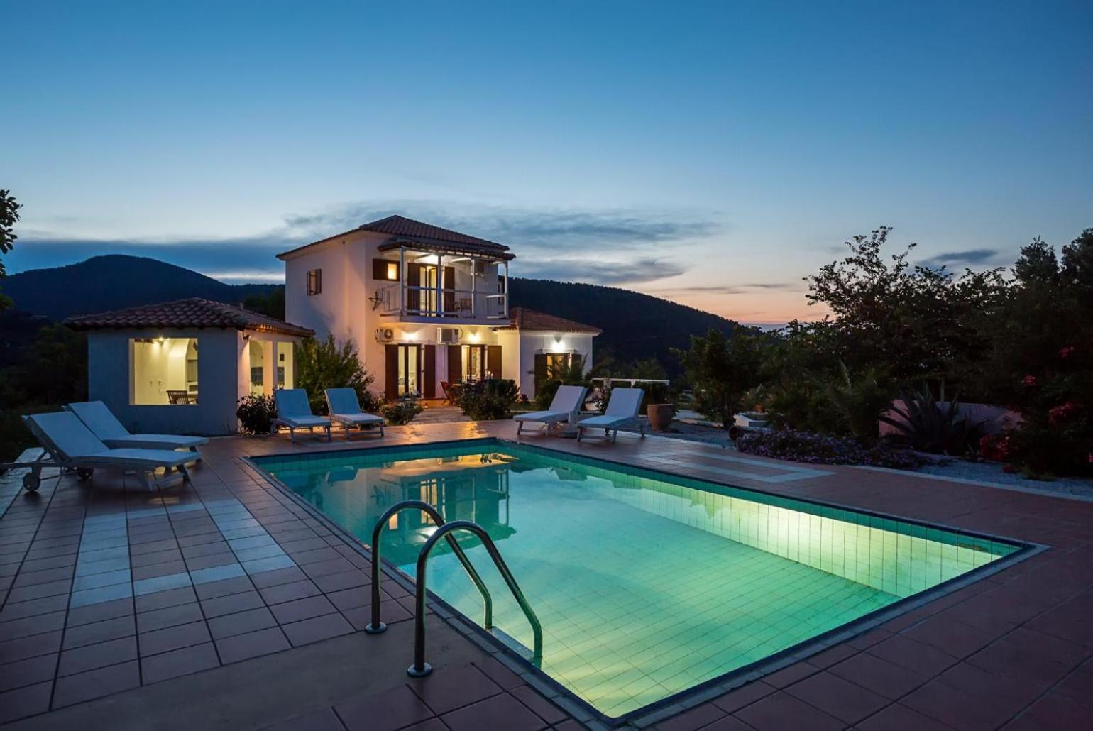 Villa Glafki Panormos  Exteriör bild
