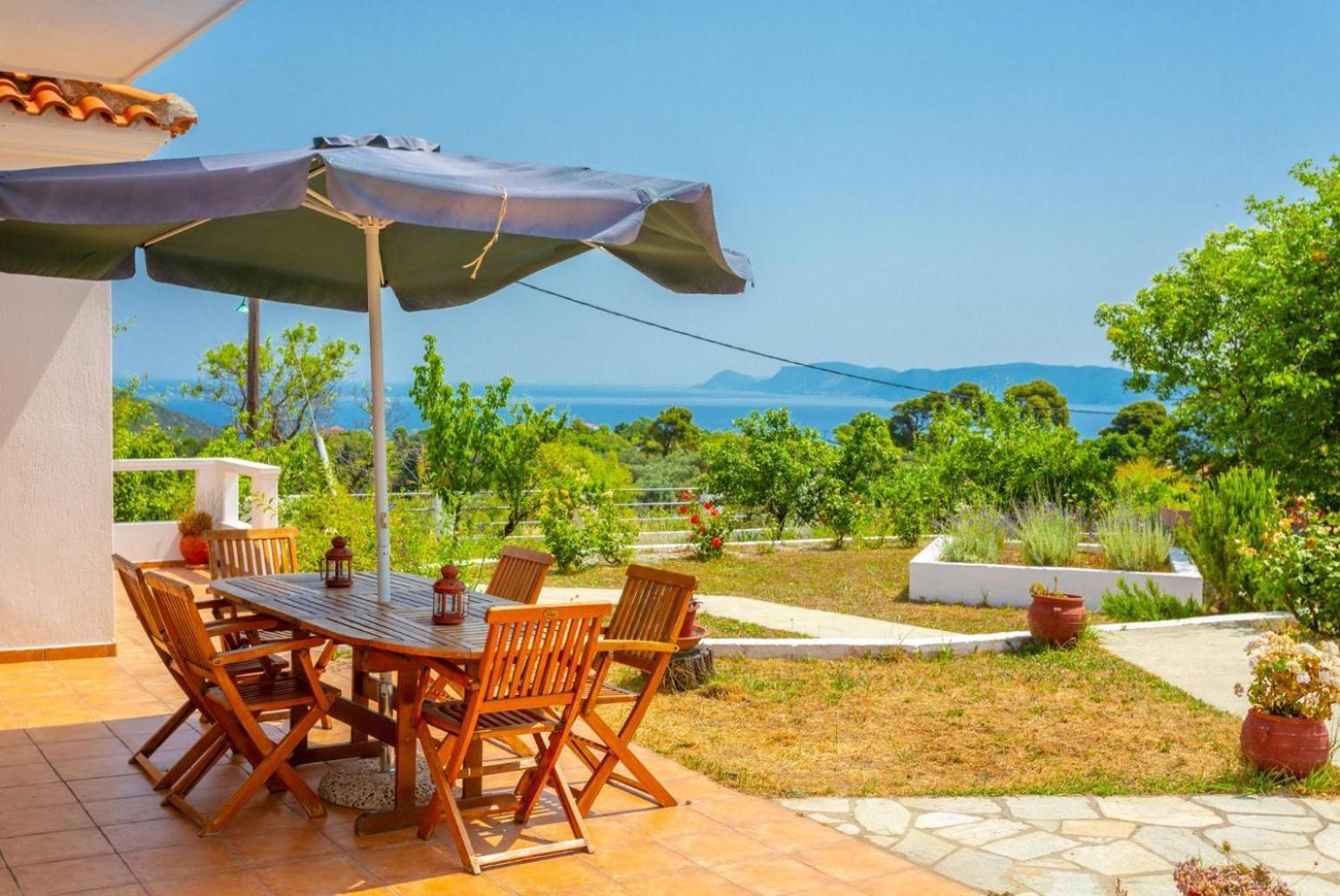 Villa Glafki Panormos  Exteriör bild