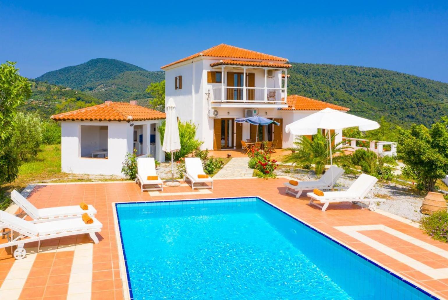 Villa Glafki Panormos  Exteriör bild