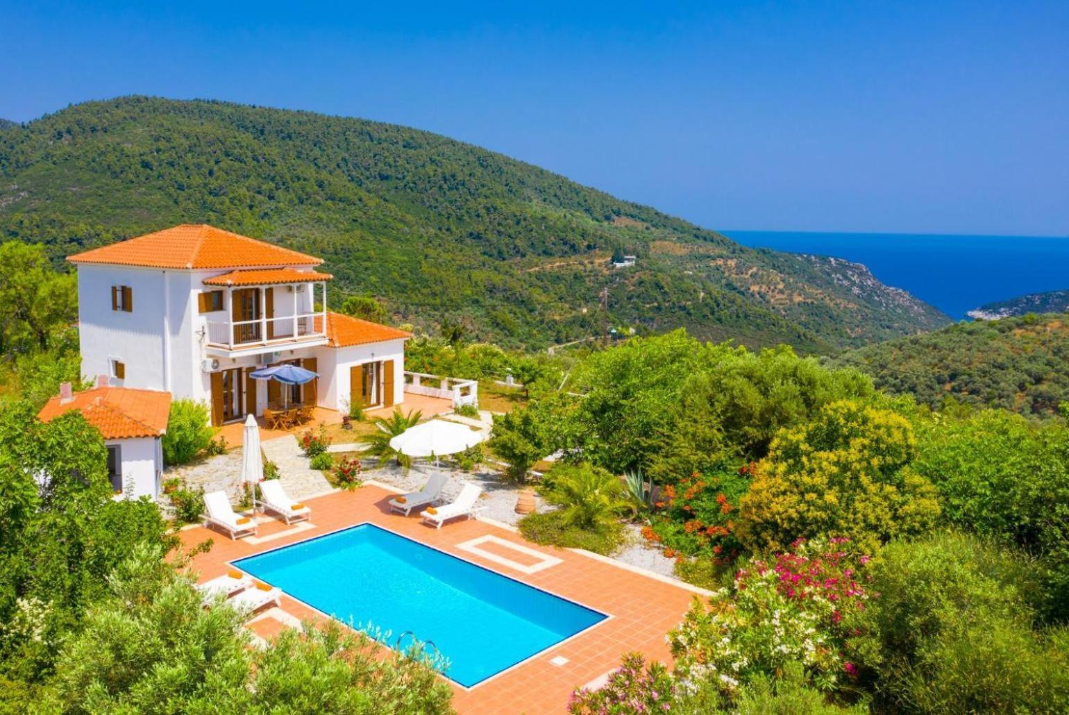 Villa Glafki Panormos  Exteriör bild